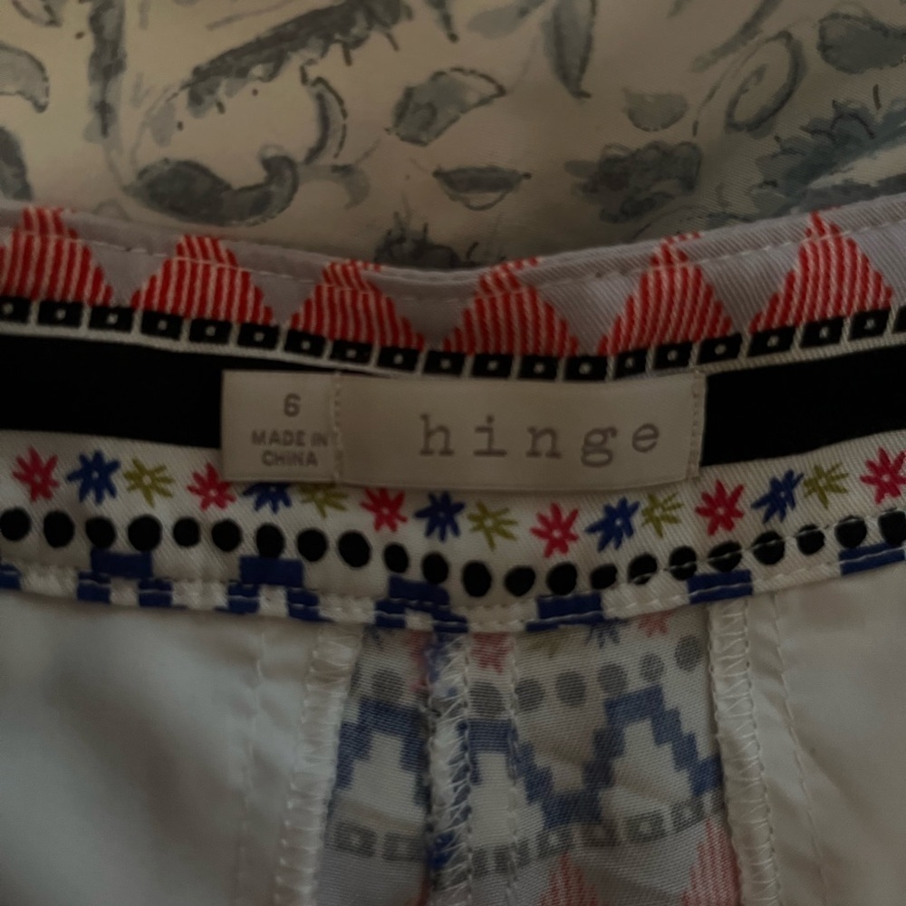 Hinge Colorful Aztec Print Shorts - Picture 3 of 3
